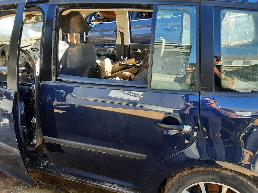 PORTE GAUCHE ARRIÈRE Volkswagen Touran (1T3), Utilisé, Arrière, Volkswagen, Porte