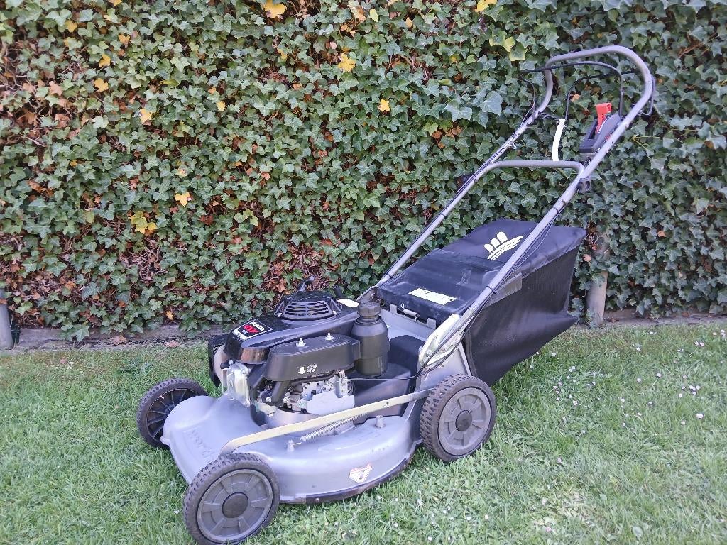 Grasmaaier zelftrekker met honda motor, Tondeuse rotative, Enlèvement, Sac de ramassage, Tondeuses à gazon à essence