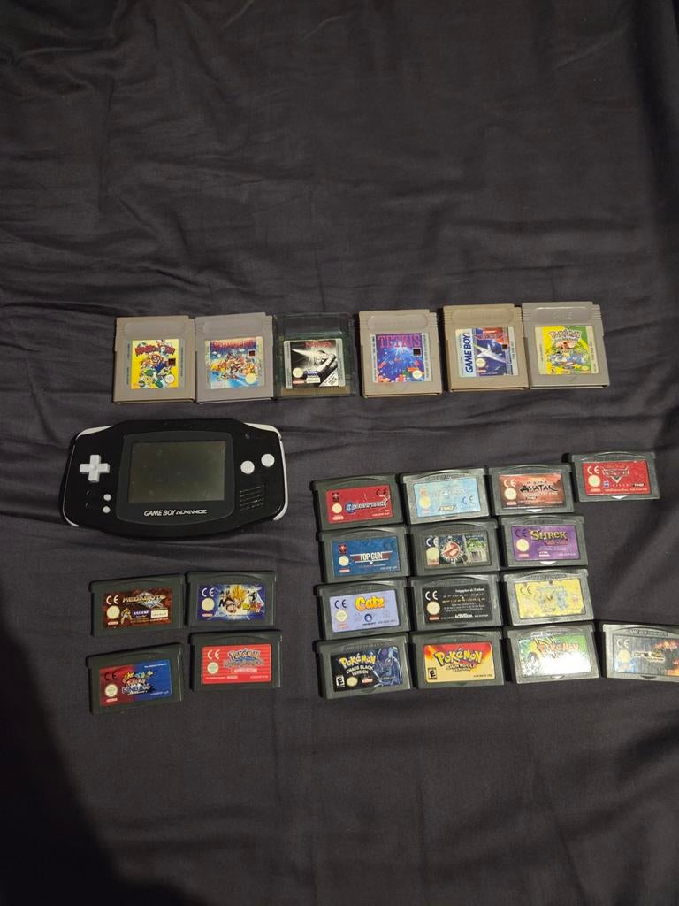 Gameboy Advance + games, Games en Spelcomputers, Spelcomputers | Nintendo Game Boy, Ophalen of Verzenden