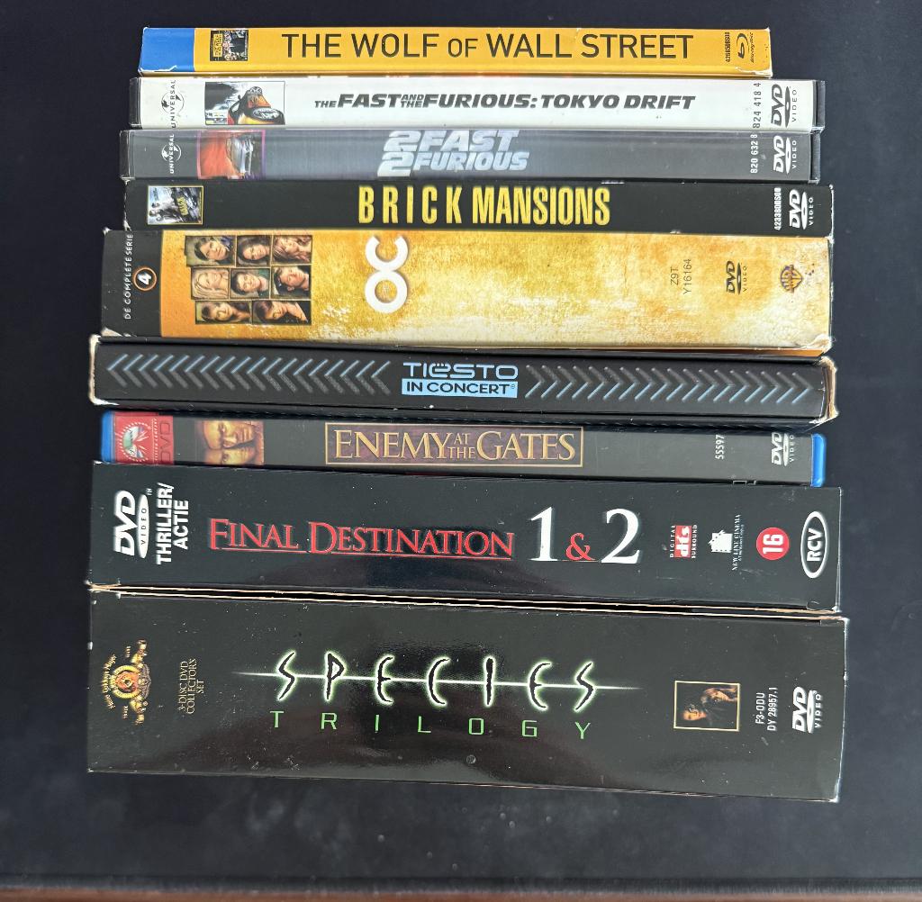Grote DVD & Blu-ray collectie – films & series, Cd's en Dvd's, Dvd's | Actie, Zo goed als nieuw, Boxset, Ophalen