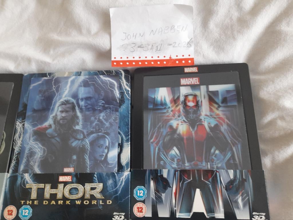 Marvel lenticular zavvi 3D +2D steelbooks, Verzenden, Zo goed als nieuw, Science Fiction en Fantasy