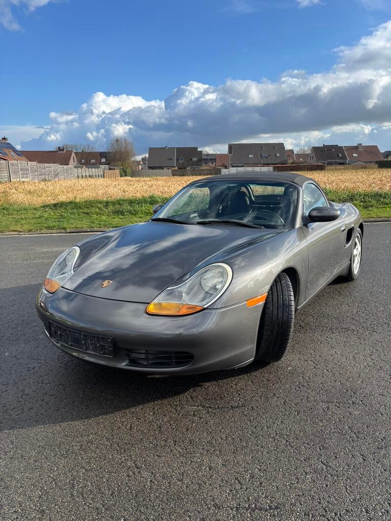 Porsche boxster 1997, Auto's, Porsche, Achterwielaandrijving, Zwart, Cabriolet, Leder