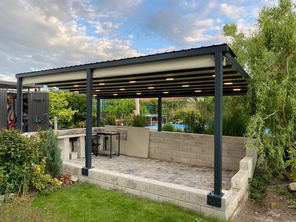 Pergola Systeem – Op Maat - 3D Video Mogelijk, Jardin & Terrasse, Verrières, Comme neuf, Enlèvement