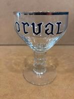 Orval bierglazen oud, perfecte staat emaille zilveren rand, Ophalen of Verzenden, Zo goed als nieuw, Overige merken
