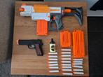 Nerf geweer + speelgoedpistool, Ophalen, Zo goed als nieuw