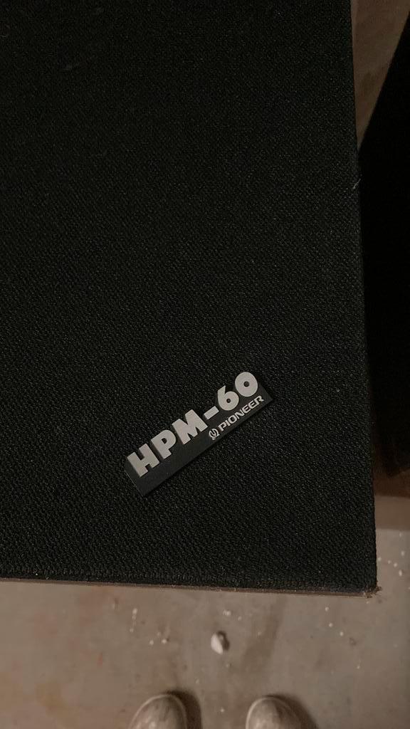 2stuks Pioneer HPM-60 luidsprekers., TV, Hi-fi & Vidéo, Tourne-disques, Comme neuf, Pioneer, Enlèvement