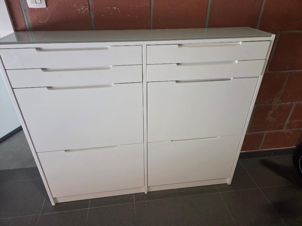 Moderne Schoenenkast 124x104x24, Huis en Inrichting, Kasten | Schoenenkasten, Ophalen