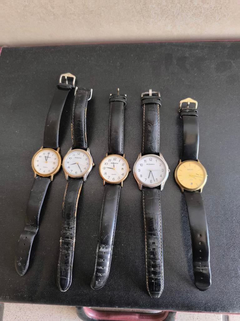 5 montre rodania vintage, Enlèvement ou Envoi