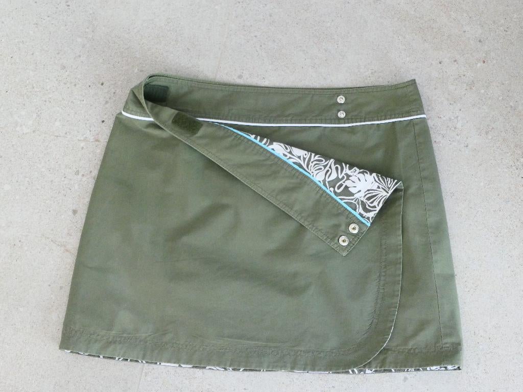 Retro strandrokje, Kleding | Dames, Badmode en Zwemkleding, Ophalen of Verzenden, Gedragen, Groen, Overige typen
