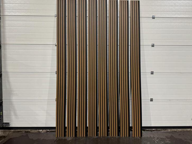 Wandbekleding/ Gevelbekleding Composiet Teak 2900 mm 16mm, Doe-het-zelf en Bouw, Platen en Panelen, Nieuw, Overige materialen