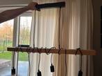 Hanglamp hout zwart, Ophalen, Zo goed als nieuw, Hout