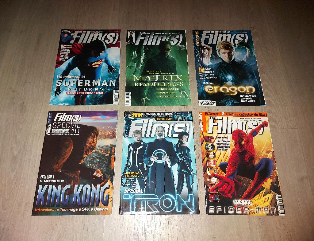 Revues Cinema - Lot de 59 N CinéFilm, SFX Fantastique (FR), Collections, Enlèvement ou Envoi, 1980 à nos jours, Journal ou Magazine