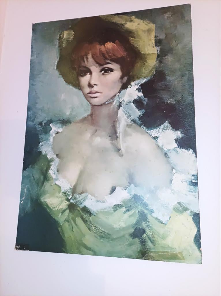 Tableau Unique&Ancien Daté (1967,Signé) Excellent État, Enlèvement ou Envoi