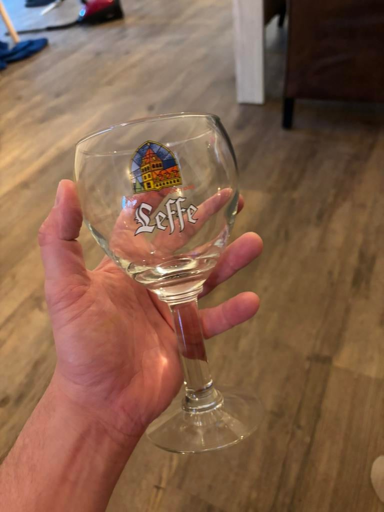 Bierglas Leffe, Verzamelen, Ophalen of Verzenden, Bierglas