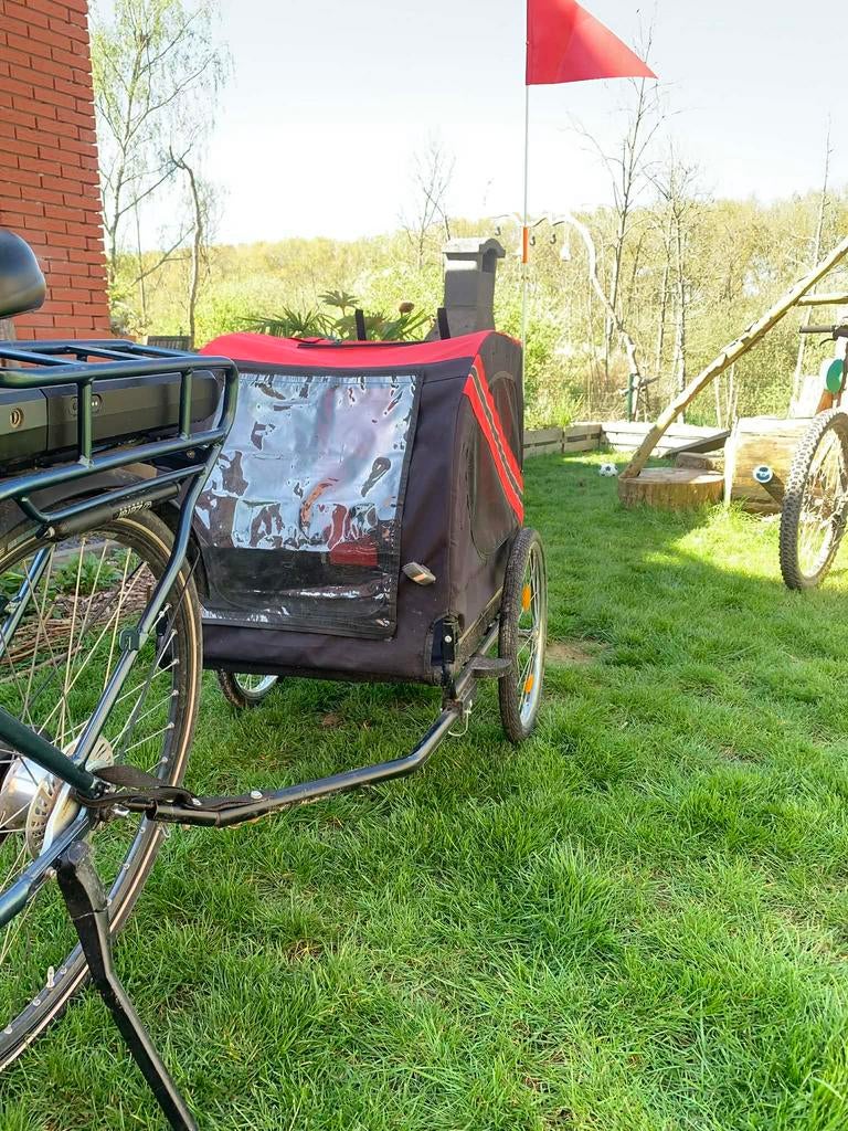 Hondenfietskar, Fietsen en Brommers, Ophalen, Zo goed als nieuw, Hondenkar, Opvouwbaar