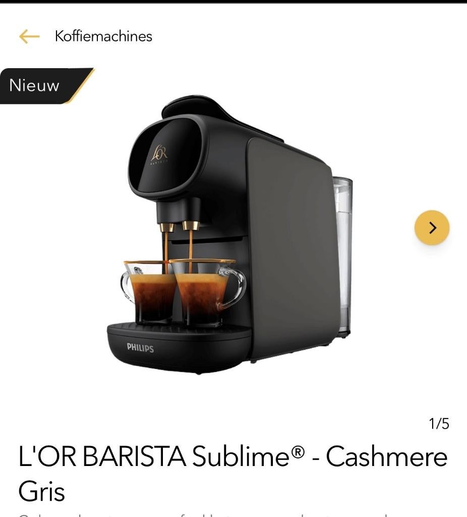 Koffiezet, Ophalen, 2 tot 4 kopjes, Koffiepads en cups, Afneembaar waterreservoir