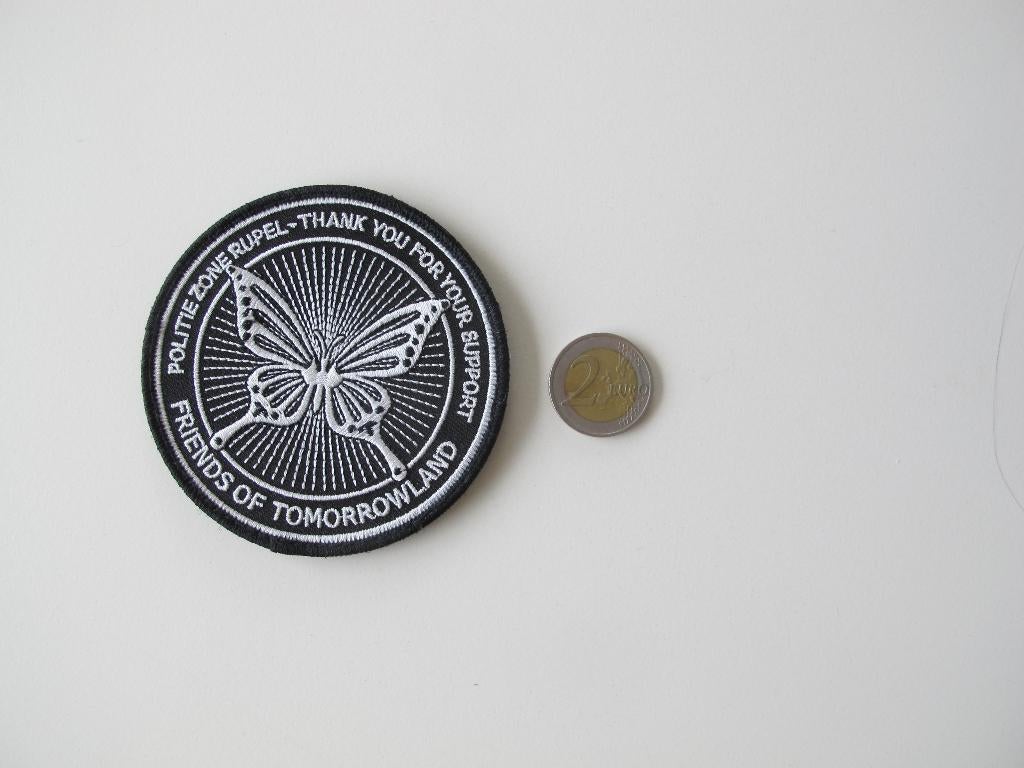 patch politie rijkswacht gendarmerie tomorrowland, Verzamelen, Ophalen of Verzenden, Rijkswacht, Embleem of Badge