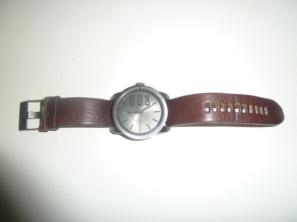 Herenhorloge Diesel - in prima staat, Ophalen of Verzenden, Zo goed als nieuw, Leer