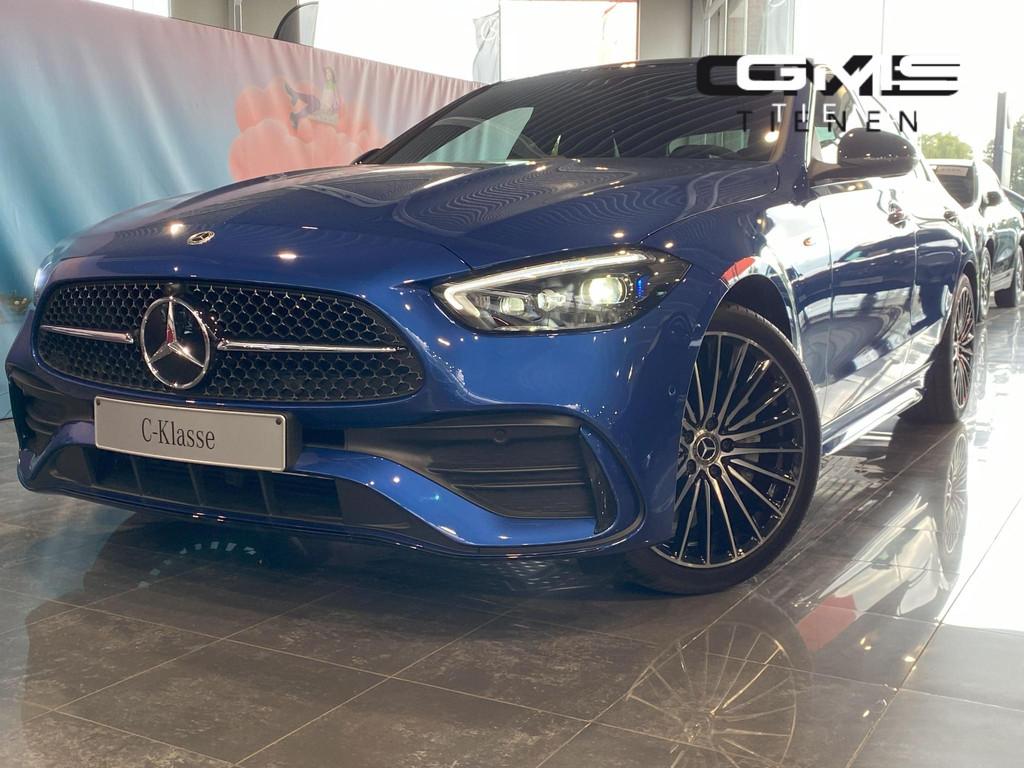 Mercedes-Benz C 300 e AMG Line, Auto's, Automaat, 4 deurs, 1800 kg, Zwart