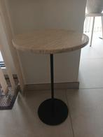 Bijzettafel metaal en graniet., Ophalen