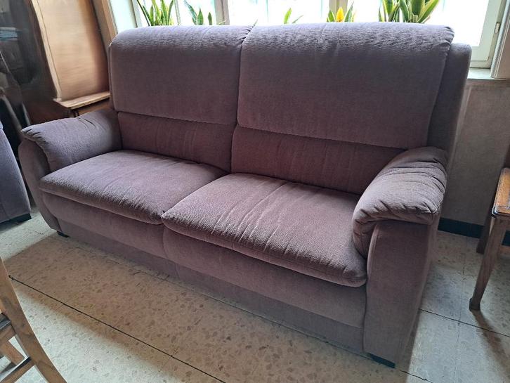 Salon zetels 3 zit, 1 zit en 1 zit relax, Huis en Inrichting, Zetels | Zetels, Gebruikt, Rechte bank, Overige maten, 150 tot 200 cm