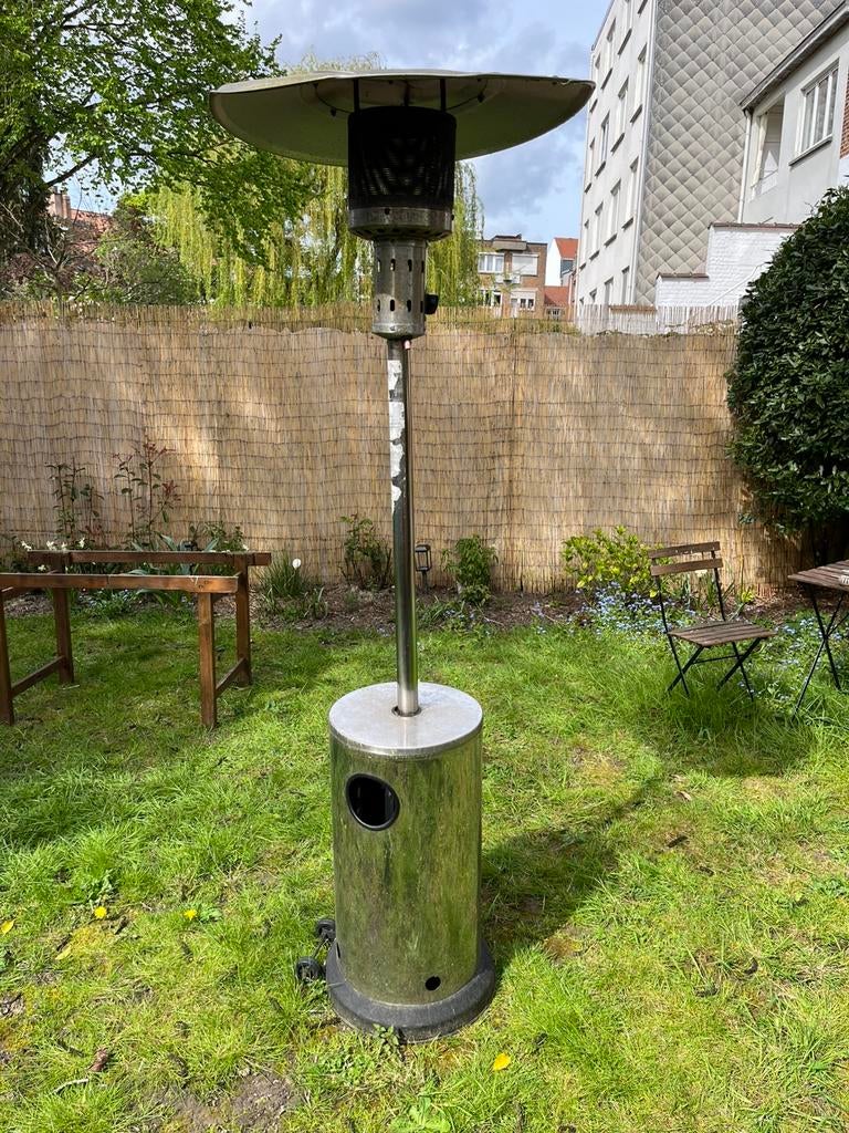 Parasol chauffant, Résistant à l'eau, Sol, Enlèvement, Utilisé