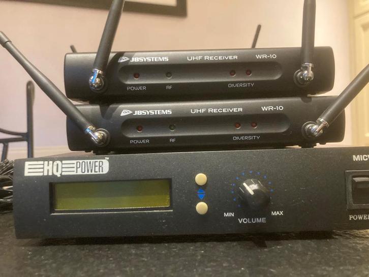 Récepteurs UHF JB Systems WR 10 + unité d'alimentation HQ, TV, Hi-fi & Vidéo, Appareils professionnels, Comme neuf, Audio, Enlèvement ou Envoi