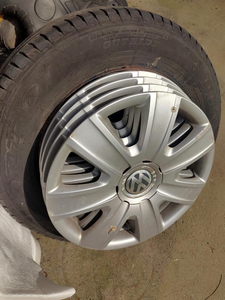 Volkswagen polo band met 4 dopsels 17570/14, Auto-onderdelen, Banden en Velgen, Ophalen, 14 inch, Gebruikt, 175 mm