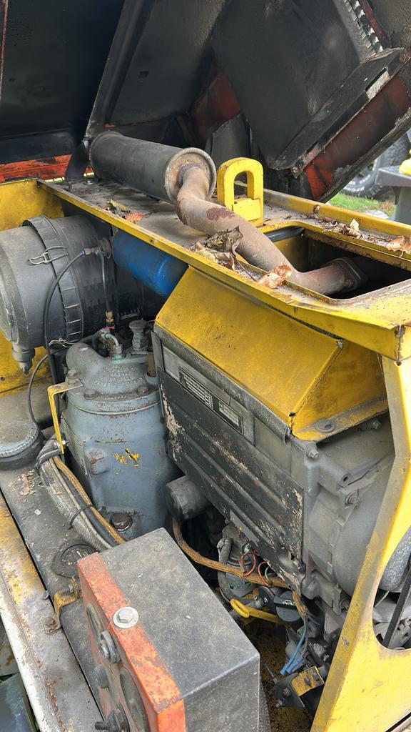 Pompe à chape, Enlèvement, Utilisé