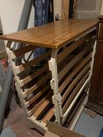 Lit pliable sur roulettes, Maison & Meubles, Enlèvement, Utilisé, Bois