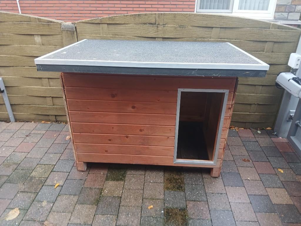 Houten hondenhok 109x88x72, Animaux & Accessoires, Maisons pour chiens, Comme neuf, Enlèvement, Niche à chien, 75 à 110 cm