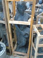 tuinfontein, groot stenen beeld, waterstraal, Ophalen, Nieuw, Hardsteen, Fontein