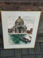 Aquarelle signe Léonid frechkop, Enlèvement ou Envoi