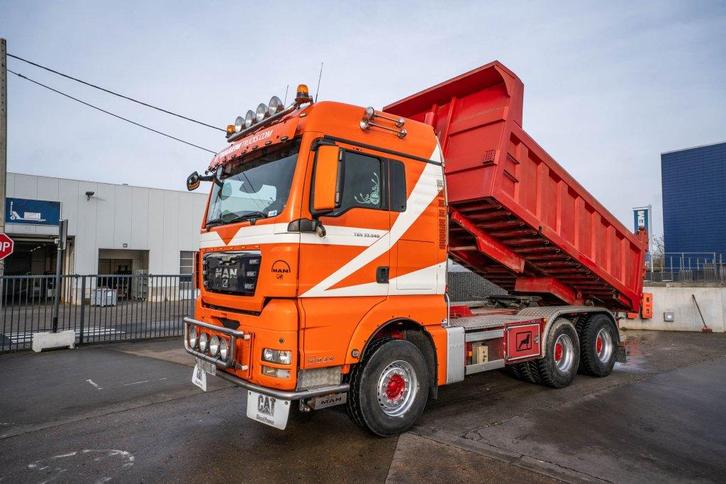 MAN TGX 33.540 BB - TIPPER + TRACTOR, Autos, Camions, Entreprise, Achat, Air conditionné, Vitres électriques, Système de navigation