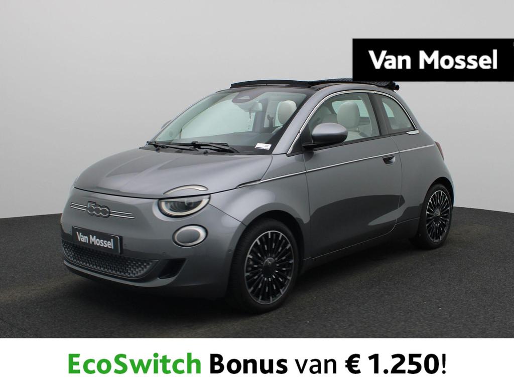 Fiat 500 C La Prima 42 kWh, Auto's, 4 zetels, Euro 6, Cabriolet, https://public.car-pass.be/vhr/c2bd9a7d-6618-4776-a15c-322cd314cfbf