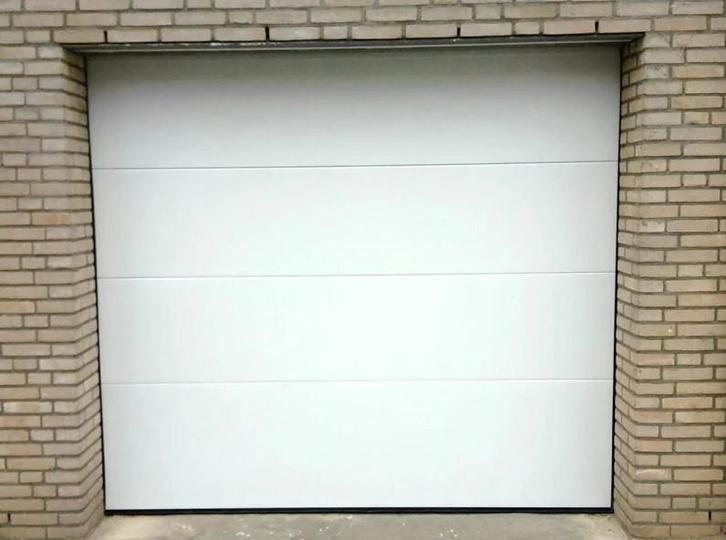 garagepoort sectionaal, Doe-het-zelf en Bouw, Deuren en Vliegenramen, Gebruikt, Overige typen, 200 tot 215 cm, 120 cm of meer