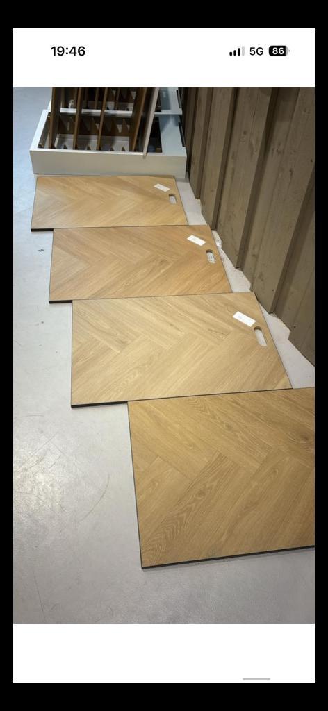 Chevrons en PVC, pointe hongroise et plus encore !, Bricolage & Construction, Planches & Dalles, Neuf, Enlèvement