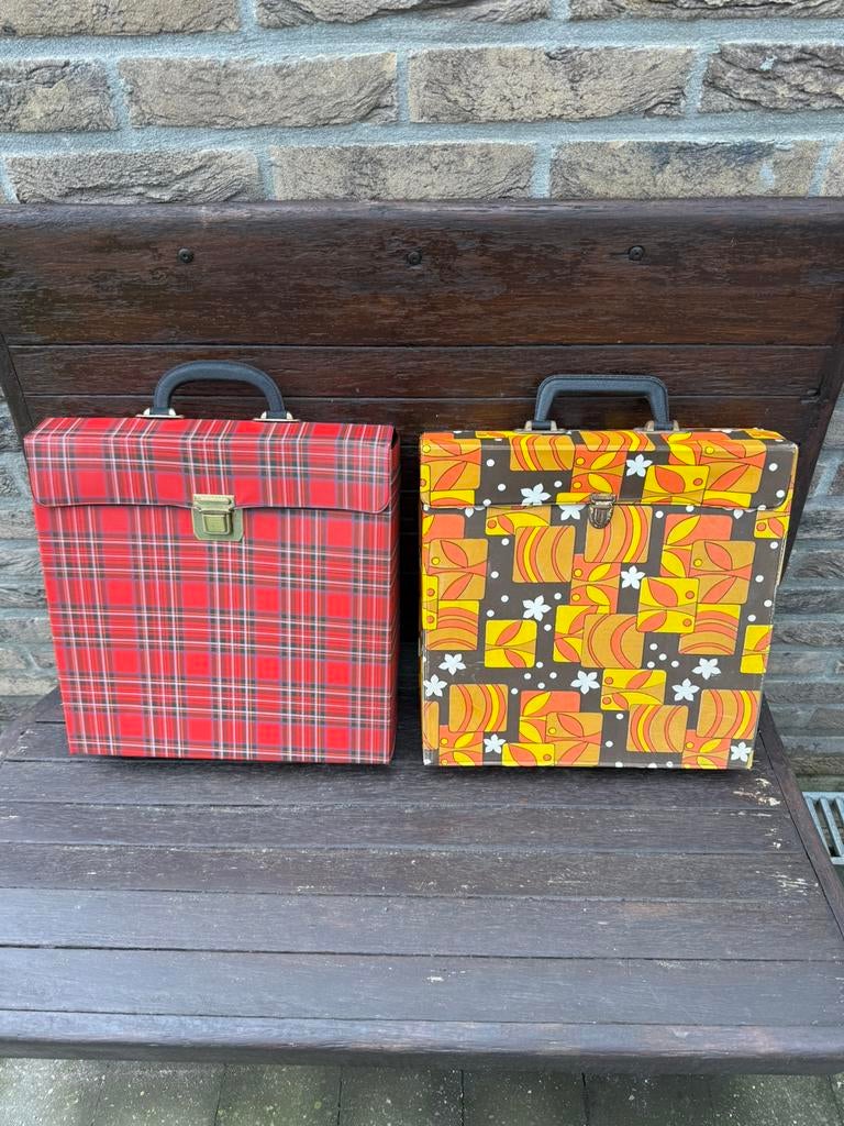 2 vintage LP vinyl platen tassen, Muziek en Instrumenten, Ophalen of Verzenden, Gebruikt