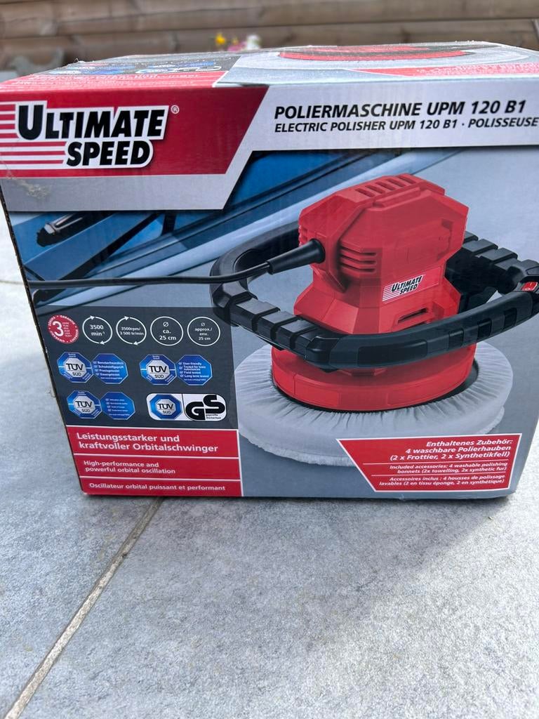 Machine à polir Ultimate Speed ,Complète avec boîte, Enlèvement ou Envoi