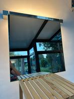 Miroir carré avec cadre doré, Enlèvement, Comme neuf