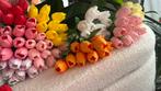 Fleurs tulipes artificielles neuves lot de 10 au choix, Enlèvement ou Envoi, Neuf