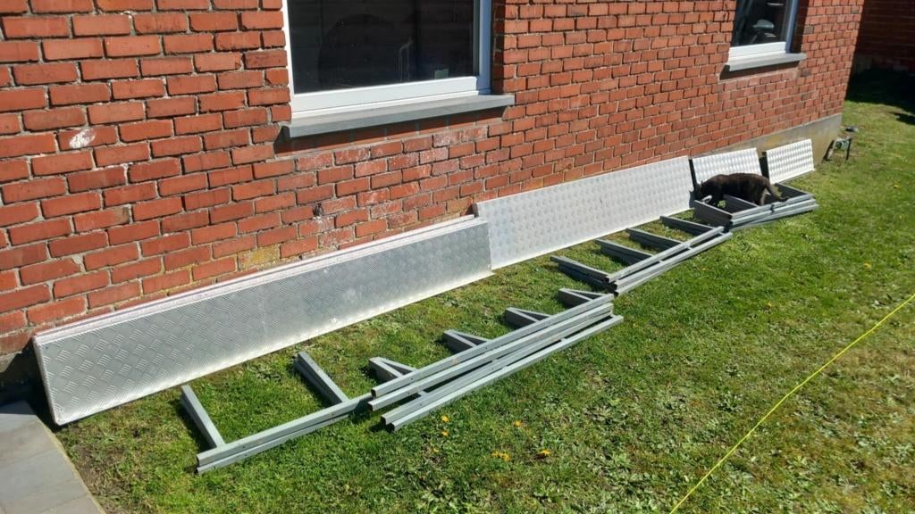 Legplanken in 5traansplaat, Ophalen, Gebruikt, Overige materialen, Minder dan 20 mm