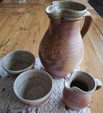 Franse gres kan, kannetje, bekers, La Borne, Roland Bottani, Antiek en Kunst, Ophalen of Verzenden