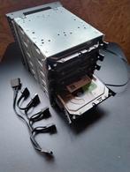 Cage à disque baie 5.25" + 5 disques HDD 3,5" Seagate 4 TO, Computers en Software, Harde schijven, Ophalen, Intern, Gebruikt, 5 X 4 TO