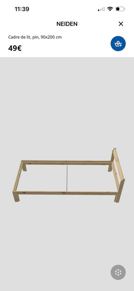 Cadre de lit IKEA, Ophalen, Zo goed als nieuw