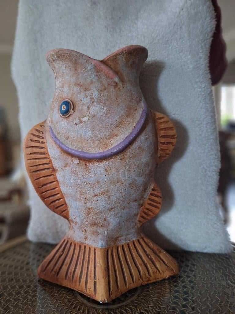 Stenen vaas te koop, Huis en Inrichting, Woonaccessoires | Vazen, Ophalen, Steen, Overige kleuren, Zo goed als nieuw