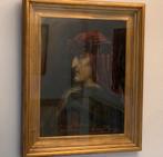 Groot pastelschilderij Henri De Groux pastel, Antiek en Kunst, Ophalen