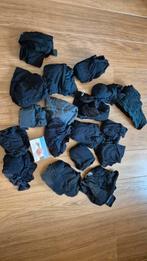 Lot de 17 bas collant L/LX noir, Enlèvement, Porté, Noir