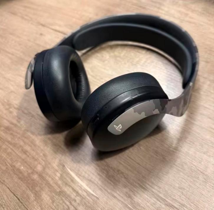 Sony Pulse 3D draadloze headse, Informatique & Logiciels, Casques micro, Comme neuf, Sans fil, Casque gamer, Microphone repliable