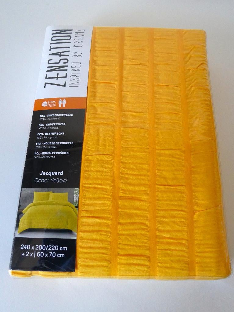 Dekbedovertrek, Ophalen of Verzenden, Geel, Dekbedovertrek, Nieuw